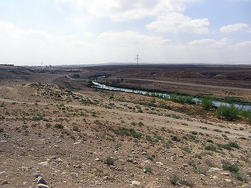 Panorama du torrent de Beer Sheva. 