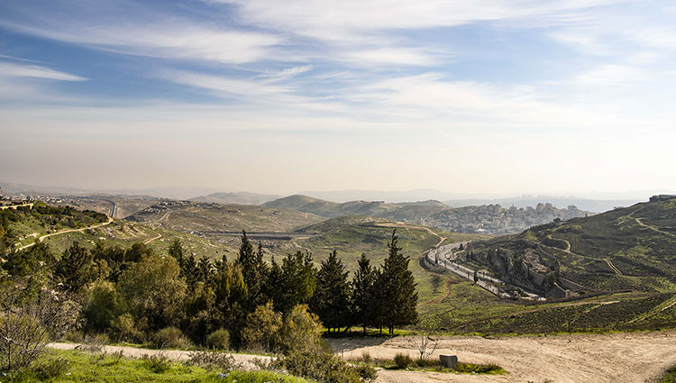 Vue depuis l’Université hébraïque de Jérusale