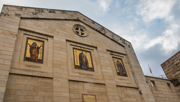 église de la résurrection de Lazare à Béthanie